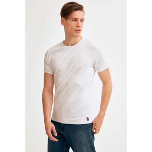 Bisiklet Yaka Basic Tshirt