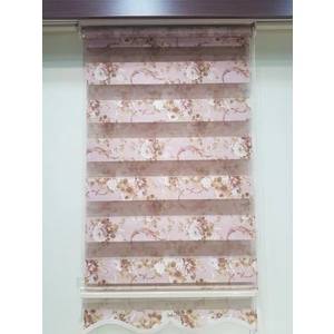 Elis Perde Çiçek Baskılı Zebra Stor Perde