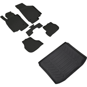 Audi A3  4d Havuzlu Paspas Siyah ve Bagaj Havuzu 2006 2012