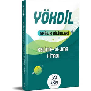 Akın Publishing Yökdil Sağlık Bilimleri Kelime - Okuma Kitabı