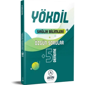 Akın Publishing Yökdil Sağlık Bilimleri Özgün Sorular + 5 Deneme