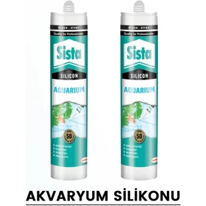 Sista Şeffaf Akvaryum Silikonu 310 ml Henkel (2 Adet)