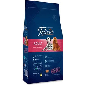 Az Tahıllı Kuzulu Yetişkin Köpek Maması 3 kg