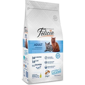 Az Tahıllı Somonlu Yetişkin Kedi Maması 2 kg