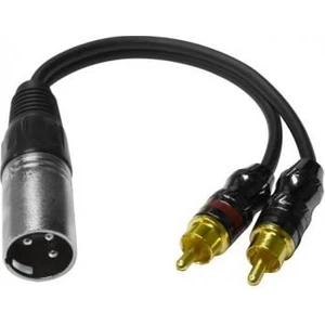 Xlr Erkek-2 Rca Dişi Çevirici Kablo