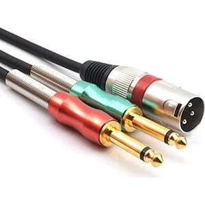 Xlr Erkek 2x6.3 mm Mono Kablo 2 Metre