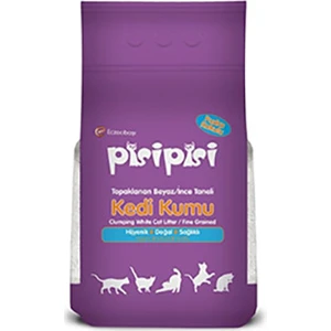 Pisi Pisi Pisipisi Topaklaşan Bentonit Ince Kedi Kumu 2X10 kg