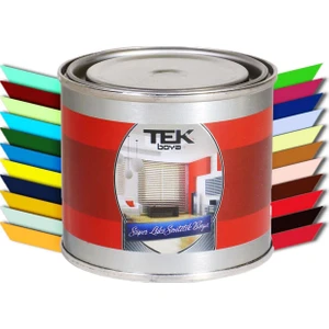 Tek 0.16 Lt Oksit Sarı Süper Lüx Sentetik Yağlı Boya Ahşap Metal Duvar Boyası (KOD:705)