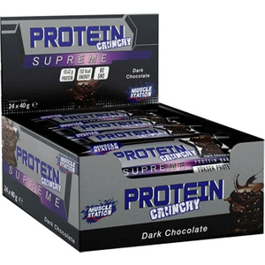 Muscle Statıon Supreme Crunchy Proteın Bar 40 gr Dark Çikolata 24 Adet