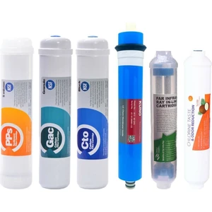 Kapalı Kasa Su Arıtma Cihazı 6 Lı Inline Filtresi Seti 6 Aşamalı Lg & Kuno Membran