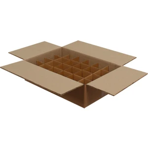 44x29,5x12,7cm Seperatörlü Su Bardağı Kolisi 5'li
