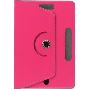 Vorcom S12 10.1" Tablet Dönerli Standlı Tablet Kılıfı ve Nano Ekran Koruyucu Pembe
