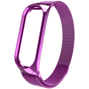 Xiaomi Mi Band 4 Kordon Akıllı Bileklik Kordonu Metal Örgü Hasır Kayış Bileklik