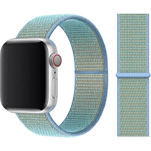 Apple Watch Uyumlu Serisi 1/2/3/4/5/6 Se Spor Loop Dokuma Hasır Kordon 42 mm - 44 mm