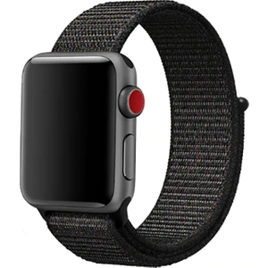 Apple Watch Uyumlu Serisi 1/2/3/4/5/6 Se Spor Loop Dokuma Hasır Kordon 38 mm - 40 mm
