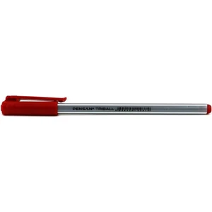 Triball Tükenmez Kalem 1 Mm Kırmızı 12'li