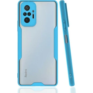 Xiaomi Redmi Note 10 Pro Kılıf Kamera Korumalı Colorful Kapak - Mavi