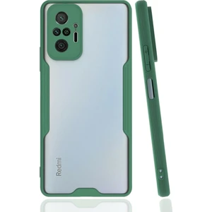 Xiaomi Redmi Note 10 Pro Kılıf Kamera Korumalı Colorful Kapak - Yeşil