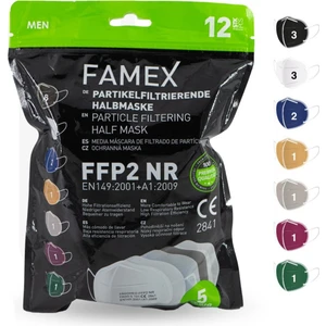 Mask Renkli Medikal Maske - 1 Paket (12'li Paket)