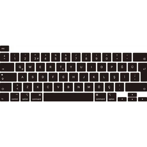Apple Macbook 16'' A2141 A2142 Silikon Klavye Koruyucu