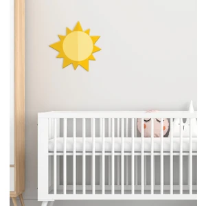 Bk Gift Güneş Tasarımlı Çocuk Odası Ahşap Duvar Süsü-1