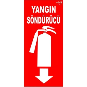 Fosforlu Yangın Tüpü Söndürme Cihazı Levhası