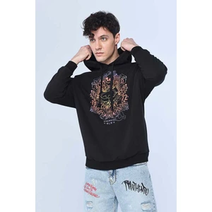Ecko Unltd Gang Siyah Erkek Kapüşonlu Hoodie