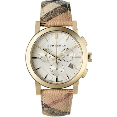 Burberry The City BU9752 Haymarket 38MM Kadın Kol