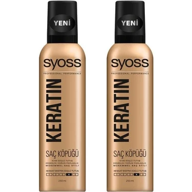 Syoss Keratin Köpük 250 Ml X 2