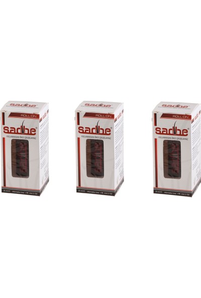 Sadbe Roll-On 8 ml Saç ve Sakal Kıran Önlemeye Yardımcı ( 3 Adet )
