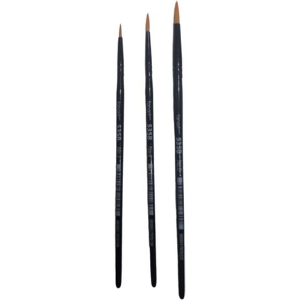 Sentetik İpek Fırça Takımı 3'lü