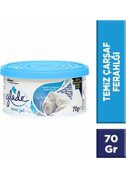 Oda Kokusu Mini Jel Temiz Çarşaf Ferahlığı 70 gr