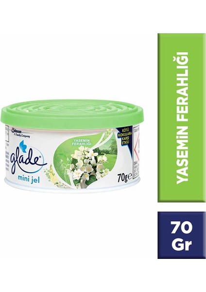 Oda Kokusu Mini Jel Yasemin Ferahlığı 70 gr