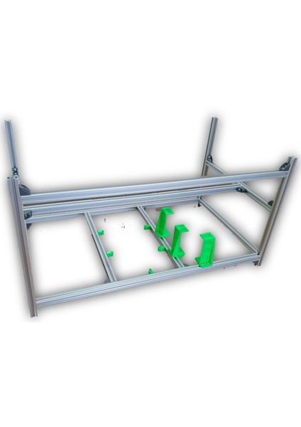 Hobi İzmir Ercrig 8'li Fansız Mining Rig Kasası Alüminyum Sigma Profil
