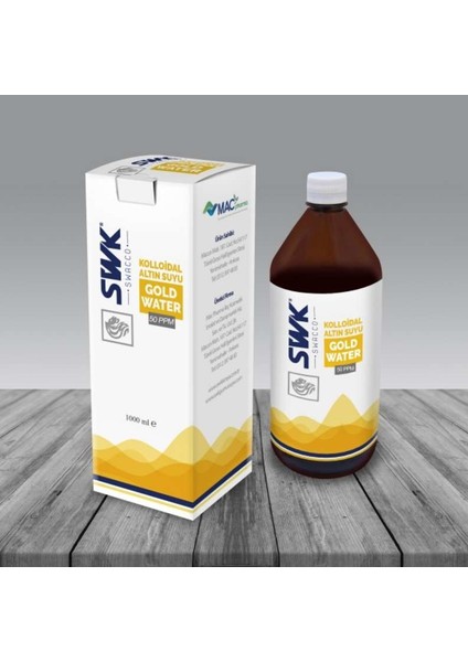 Swk 50 Ppm Kolloidal Altın Suyu 500 ml