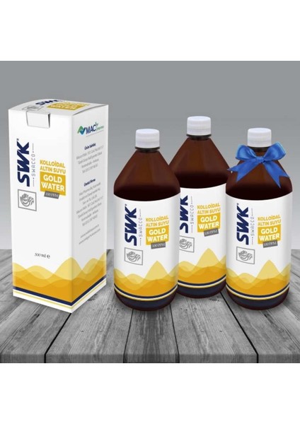 100 Ppm Kolloidal Altın Suyu 500 ML 3 AL 2 ÖDE