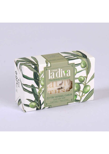 2'li Zeytin Yapraklı Doğal Sabun 100 gr