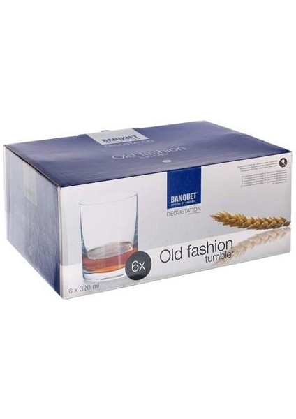 6 Adet Viski Bardağı - 320ML