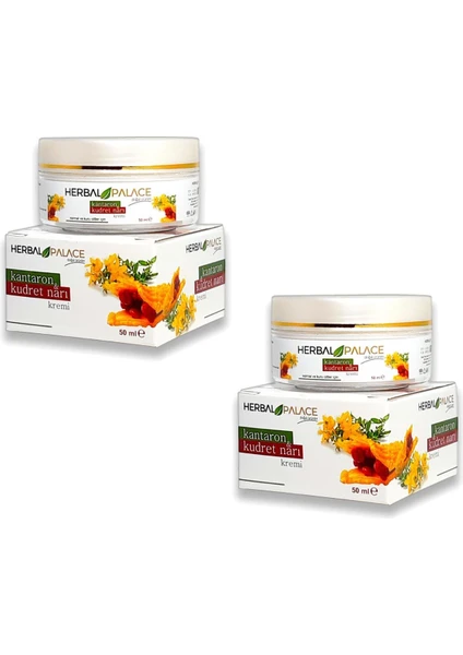 Herbal Palace Kantaron ve Kudret Narı Kremi 50 ml x 2 Adet