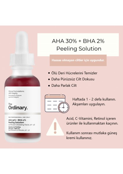 The Ordinary Aha 30% + Bha 2% Peeling Solution 30 ml