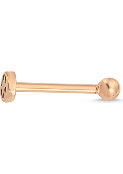 Altınsepeti Rose Altın Mini Top Tragus Küpe AS58PCR2