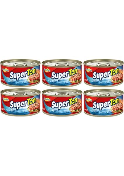 Superton Ton Balığı 75 gr x 6'lı fiyatları