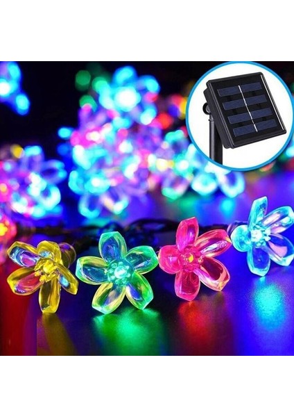 Techno Smart 50 Ledli 8 Modlu Solar Çiçekli Rgb Bayçe Aydınlatma Dekorasyon Güneş Enerjili fiyatları