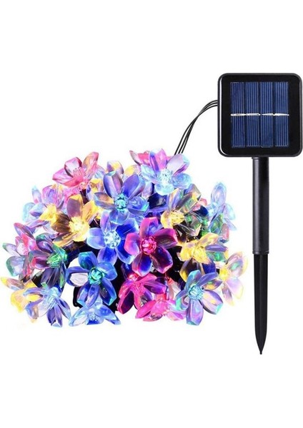 Techno Smart 50 Ledli 8 Modlu Solar Çiçekli Rgb Bayçe Aydınlatma Dekorasyon Güneş Enerjili modelleri