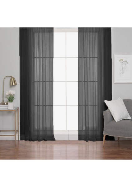 - Marino Serisi Siyah Tül Perde