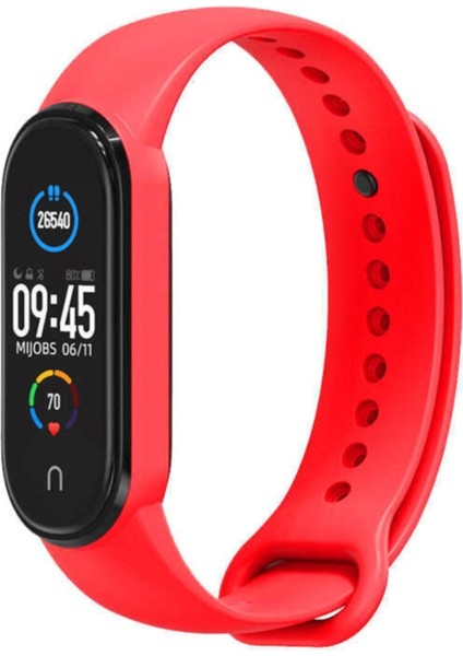 Xiaomi Mi Band 5 Akıllı Bileklik Silikon Kordon Kayış
