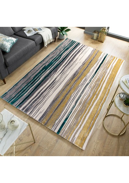 Halı Elit HE623 Gold / Yeşil 120X170 cm Modern Dokuma Halı