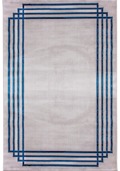 Halı Elit G6732 Bej / Mavi 80X150 cm Modern Dokuma Halı