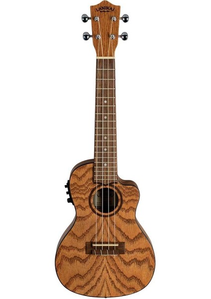 Oa-Cec Oak Concert Elektro Ukulele