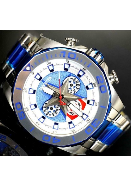 33394 133394 Limited Marvel 48MM Erkek Kol Saati modelleri